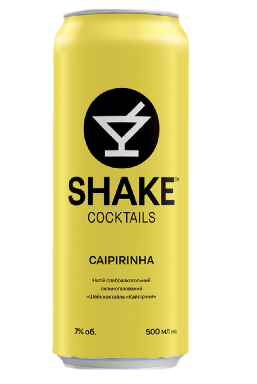 Напій Shake Caipirinha с/а газ. 7% 0.5 л з/б